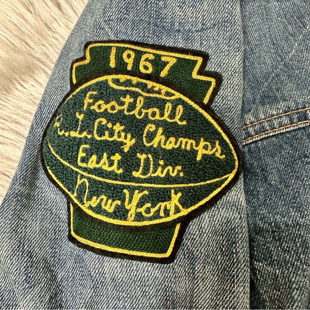 Polo Ralph Lauren Denim “RL Tigers” Jean Jacket 3xlt - Picture 7 of 7